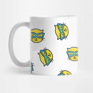 Cat in Glasses - Doodle Mug